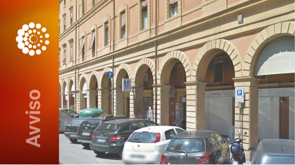 Avviso d'Asta Pubblica per la locazione dell'immobile commerciale in Via Saragozza 63 a-b-c 