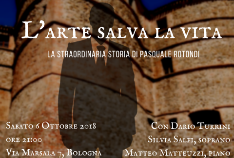 Spettacolo "L'arte salva la vita" alla Quadreria 