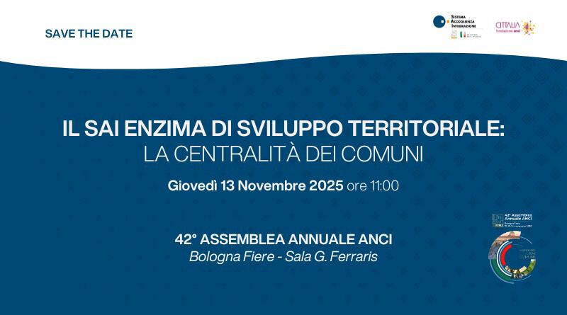 SAI e LGNET3, due eventi nazionali su integrazione e welfare locale il 13 novembre a Bologna