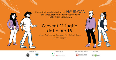 Giovedì 21 luglio | Presentazione dei risultati di Nausicaa sull'inclusione abitativa e lavorativa nella città di Bologna