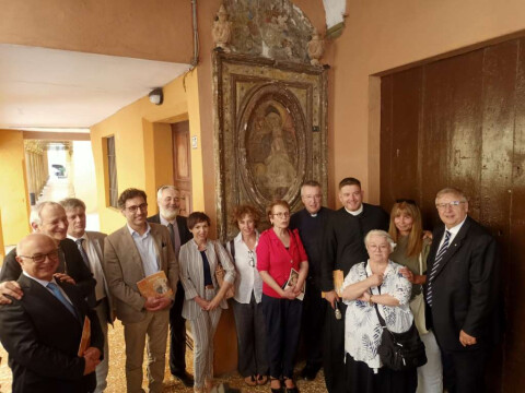 Restaurati due dipinti di Madonne sotto i portici di via de’ Chiari, nei palazzi Asp Guastavillani e Ratta