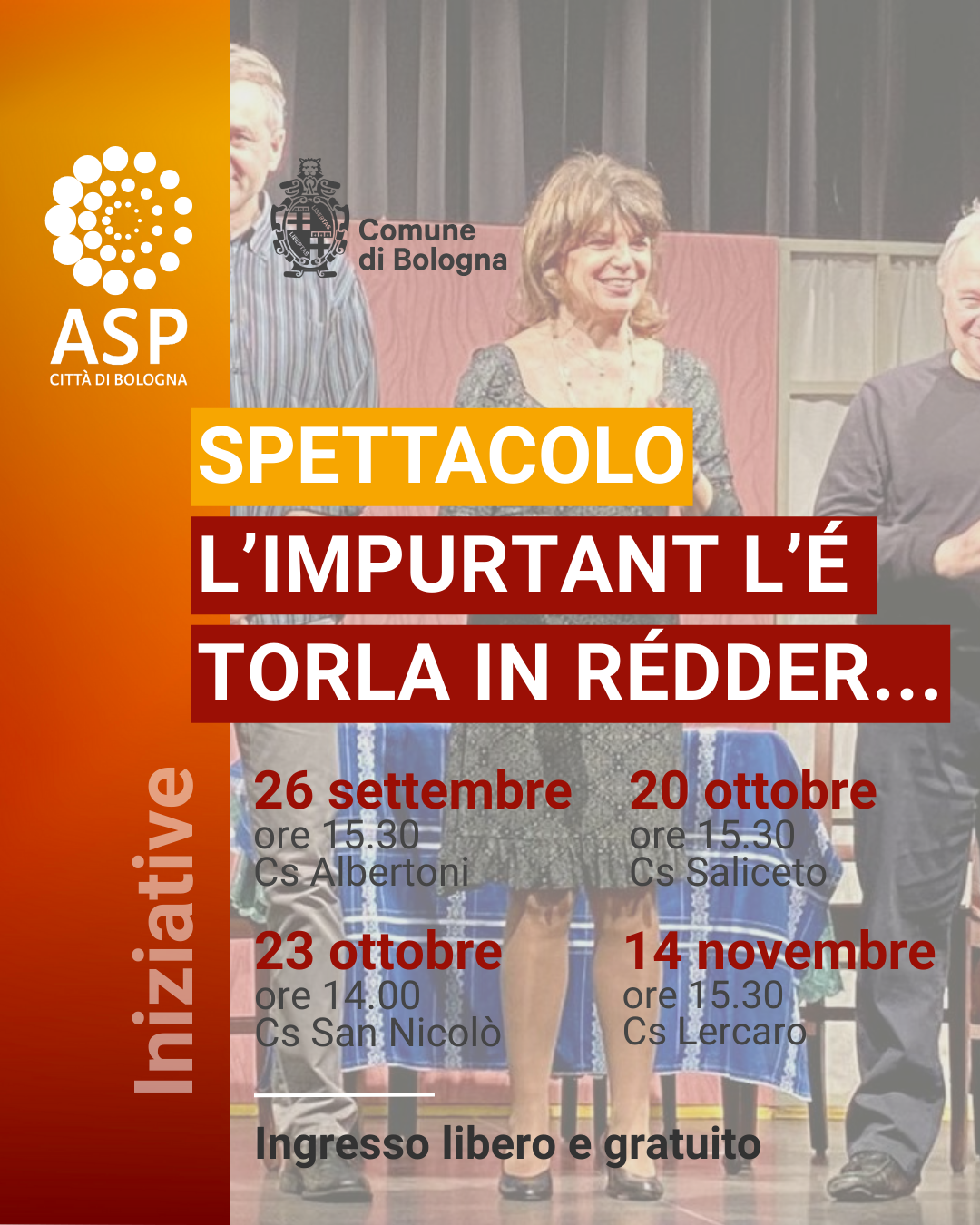 L'impurtant l'é torla in rédder...