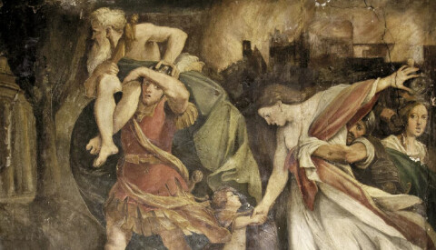 L'affresco di Ludovico Carracci in Palazzo Ratta, di proprietà ASP Città di Bologna