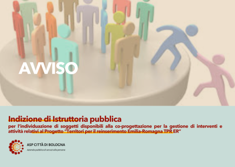 Avviso per l'individuazione di soggetti disponibili alla co-progettazione dei servizi afferenti all'Esecuzione Penale